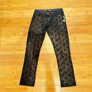 Hysteric Glamour Bat Lace Leggings. Free size.#y2k #punk #metal #goth #gyaru